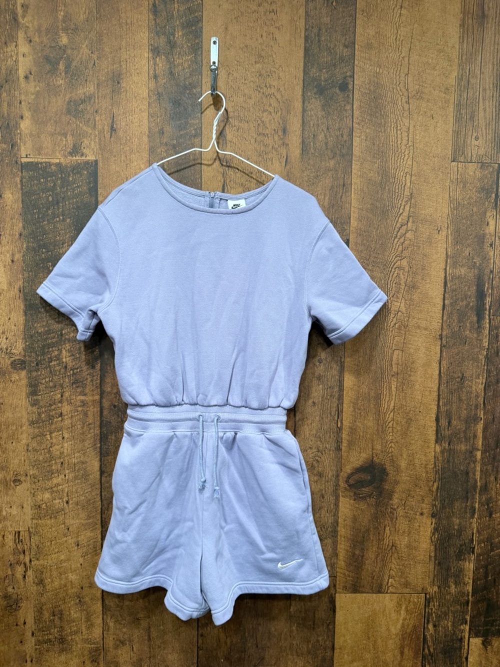 Nike Lavender Phoenix Fleece Romper small